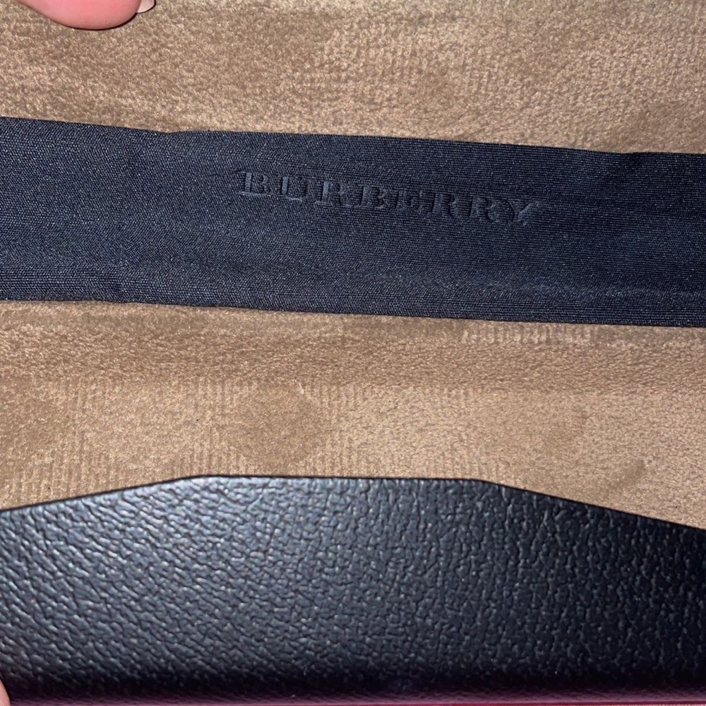 Burberry glasses case